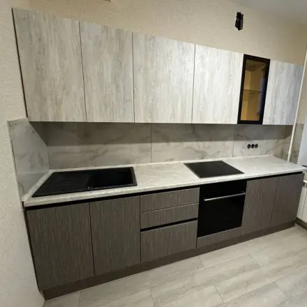 Кухня Дуб сонома Чесура темная