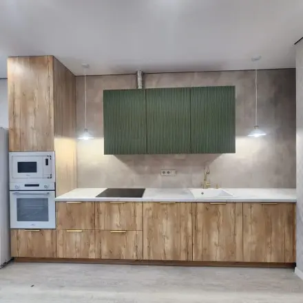 Кухня Дуб Вотан Шарли Green