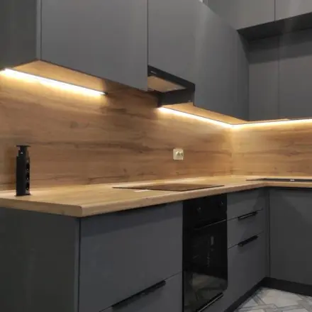 Кухня Графит Дуб Вотан 2